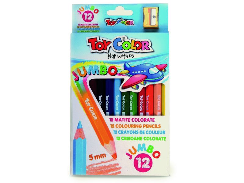 Toy Color Jumbo Wooden Pencils 12 Pencils Shop Today. Get it Tomorrow!