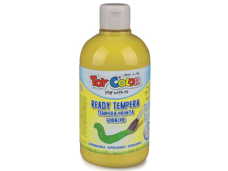 Toy Color - Superwashable Ready-Mix Tempera Paint for Kids - Pastel - 500ml