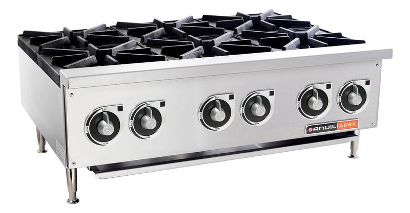 Anvil Gas Stove - Heavy Duty - 6 Burner