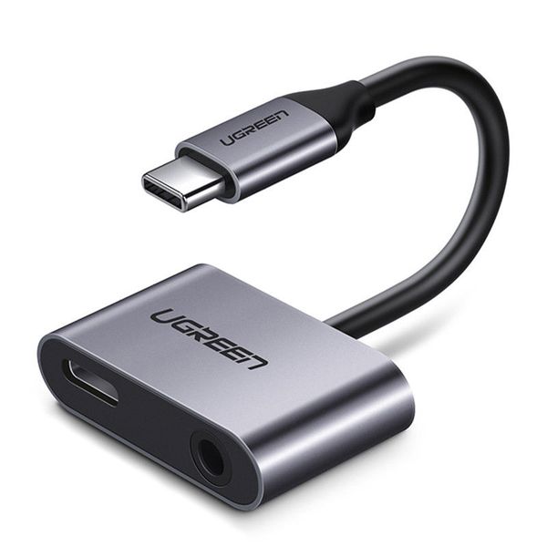 UGREEN USB-C to 3.5mm and Type C Female Adapter