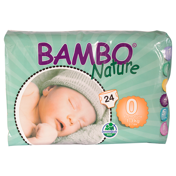 Bambo Nature Premature 1-3kg 24's