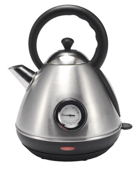 Milex Boston Matt Silver Stainless Steel Cordless 360° Kettle 2200W 1.7L