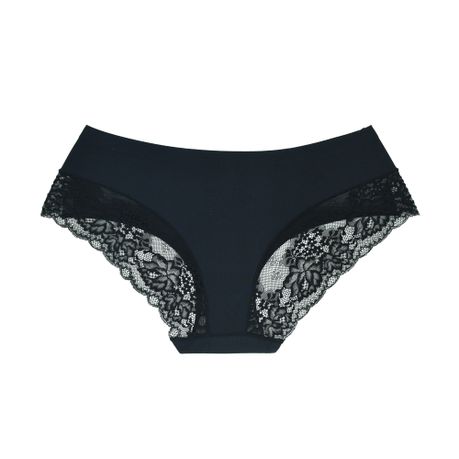 Pack of 2 Amila Silky Seamless Lace Underwear - Black and Maroon, Shop  Today. Get it Tomorrow!
