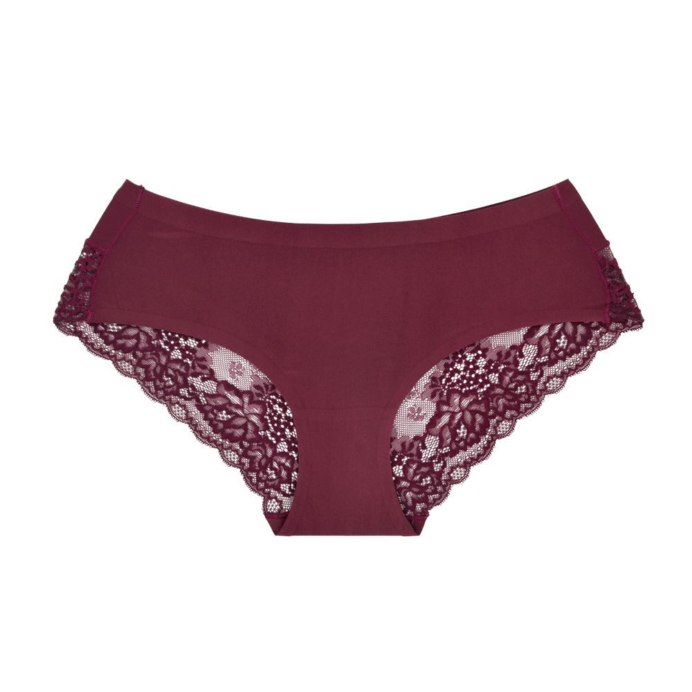 Pack of 2 Amila Silky Seamless Lace Underwear - Black and Maroon, Shop  Today. Get it Tomorrow!