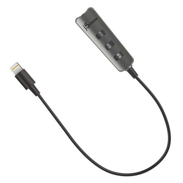 j5create Premium Audio Adapter with Lightning Connector