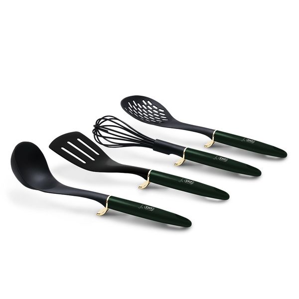 Berlinger Haus 4-Piece Nylon Kitchen Utensil Set - Emerald Edition
