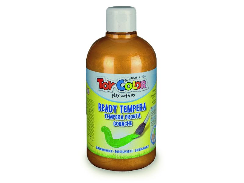 Toy Color - Superwashable Ready-Mix Tempera Paint for Kids - 500ml