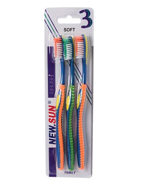 Bulk Pack x 6 Tooth Brush Adult 3pcs Per Pack