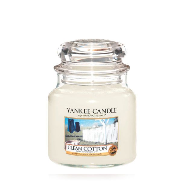Yankee Candle Classic Clean Cotton Med Jar