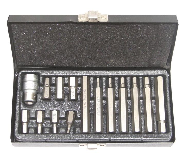 Yato Hex Bit Set - 15 Pieces