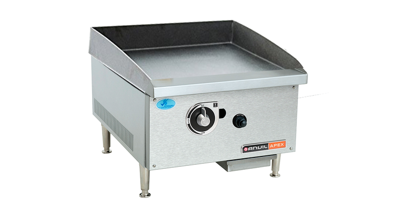 Anvil Flat Top Griller - 400mm - Premier Range - Gas
