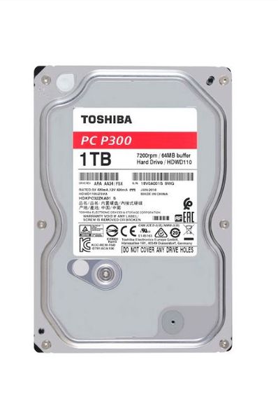 Toshiba P300 1TB 3.5" Internal Harddrive