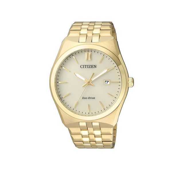 Citizen Eco - Drive Gold Date Dress Watch - BM7332 - 61P