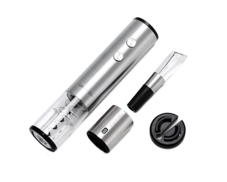 Circle Joy 4-in-1 Electric Wine Opener, Stopper, Decanter, Foil Cutter Set