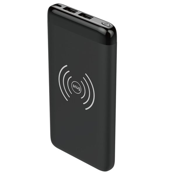 Snug 5000mAh Compact Wireless Powerbank Black