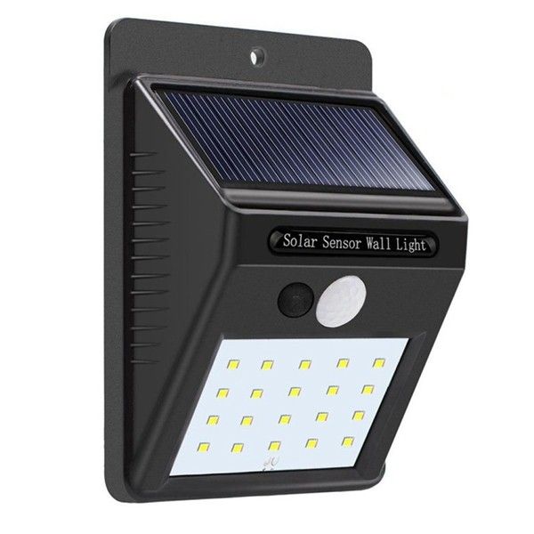 Fervour Solar Power 20 LED Motion Sensor Wall Light 0.55W