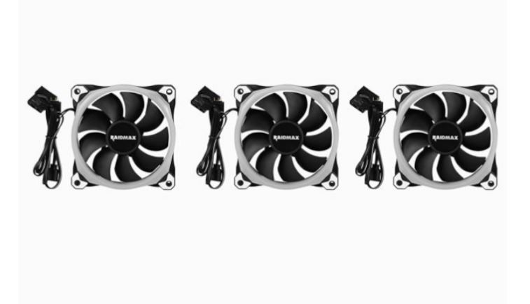 Raidmax 120mm 1200RPM ARGB Fan 3 Pack