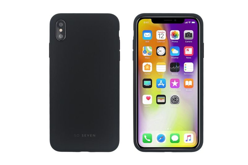 So Seven Silicone Case for iPhone XS Max - Black