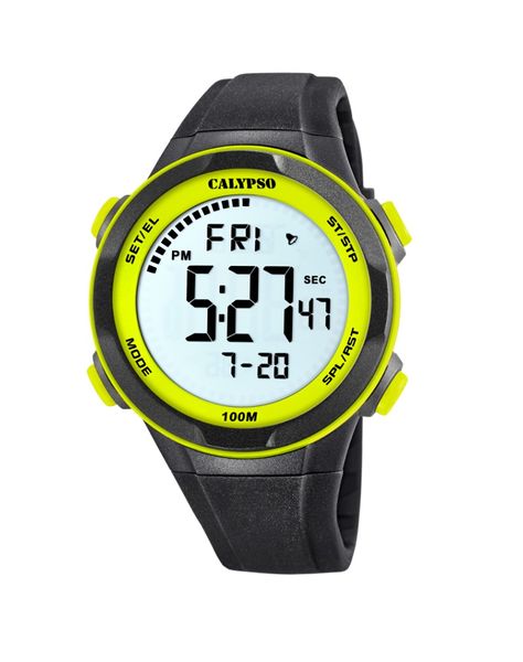 Calypso Analog Mens Sporty Green Watch - Gent Collection