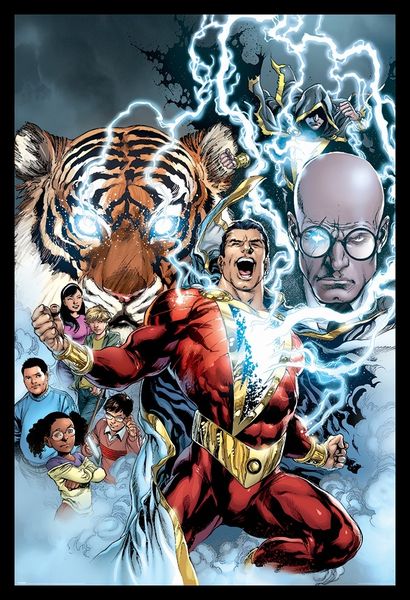 Shazam - The Power Poster with Black Frame