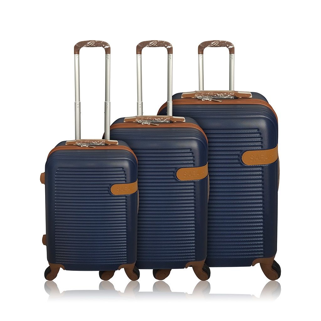 safari blue suitcase