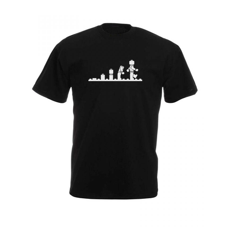 JuiceBubble Lego Evolution Mens T-Shirt 