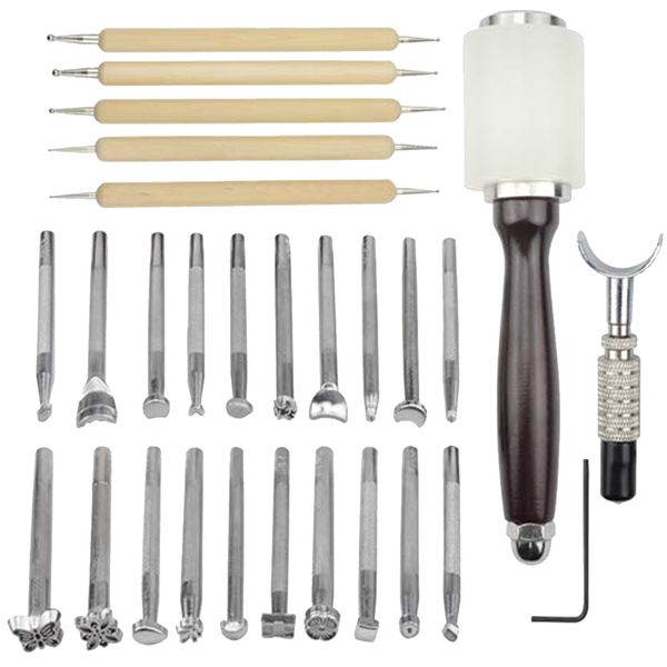 28 Pieces Leather Craft Hand Tools Kit