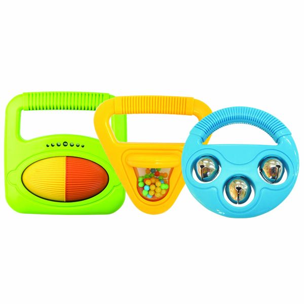 Halilit Music Instrument for Babies &amp; Toddlers - Shake, Jingle &amp; Roll Set