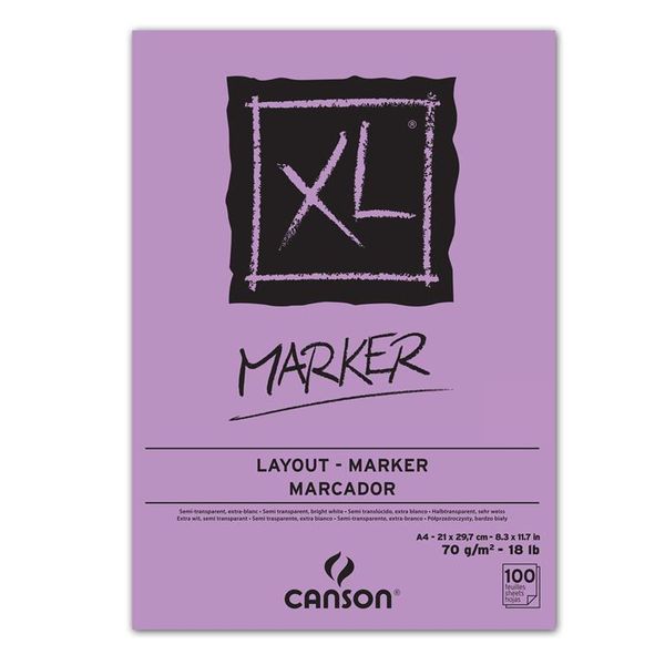 Canson XL Marker Pad 100S A4 70G
