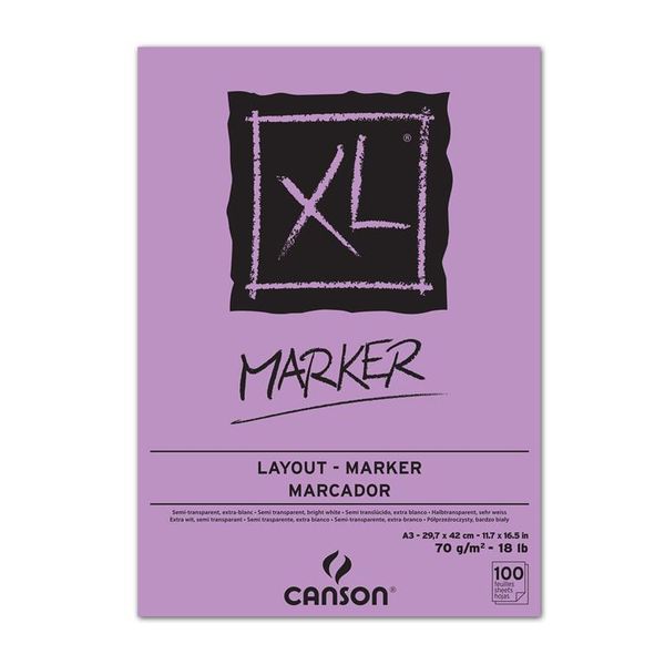 Canson XL Marker Pad 100S A3 70G