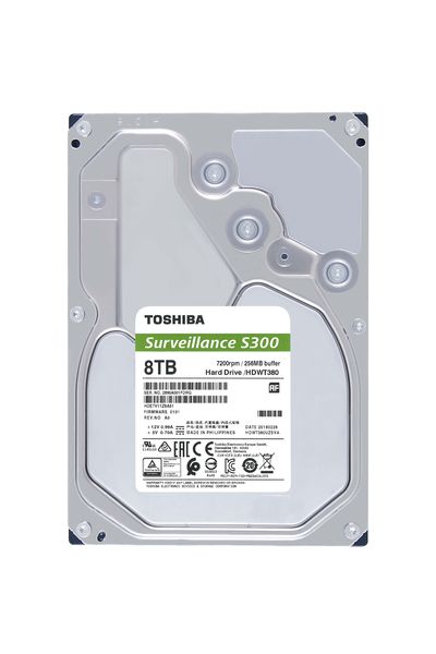 Toshiba S300 8TB HDWT380UZSVA 72RPM Surveilance HDD