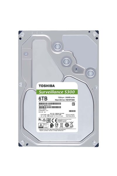 Toshiba S300 6TB HDWT360UZSVA 72RPM Surveilance HDD