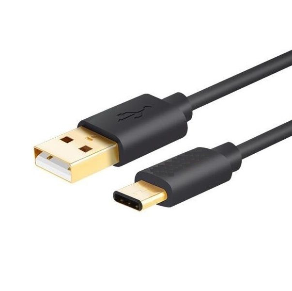 2M Cable USB 3.1 Type C (USB-C) to Type A (USB-A) - Black