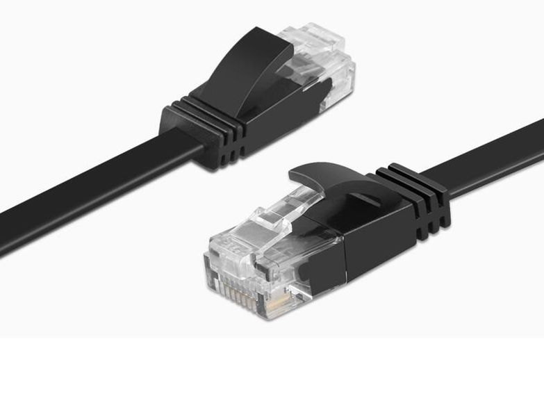 1G Ethernet Flat Network 20m CAT6 Cable RJ45 - Black