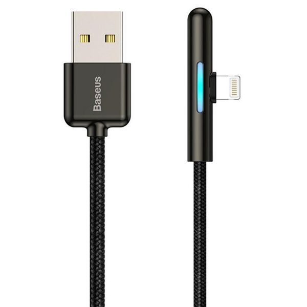 Baseus 2.4A/1.5A LED Iridescent Mobile Gamer USB Type-A to Lightning Cable