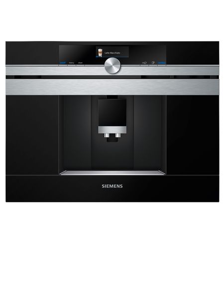 Siemens - 60cm Built-in Fully Automatic Coffee Machine- iQ700 - Black