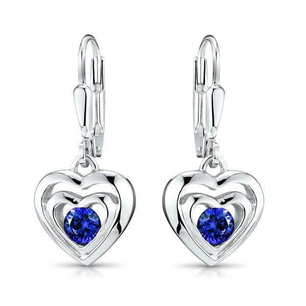 Koshai Gioielli - Kadogo Heart Earrings - Royal Blue