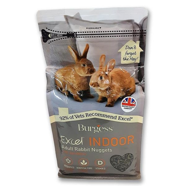 Burgess Excel Indoor Rabbit Nuggets 1.5kg