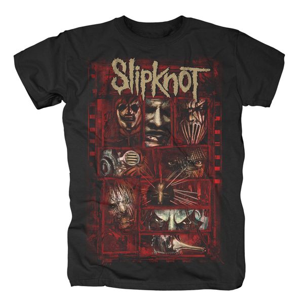 RockTs Slipknot Sketched Boxes T-Shirt