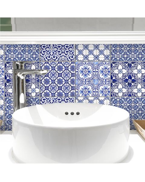 Tilevera Tile Stickers - Portuguese Azul - 15x15cm