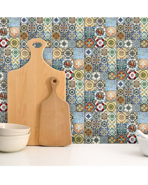 Tilevera Tile Stickers - Italian Melange - 15x15cm