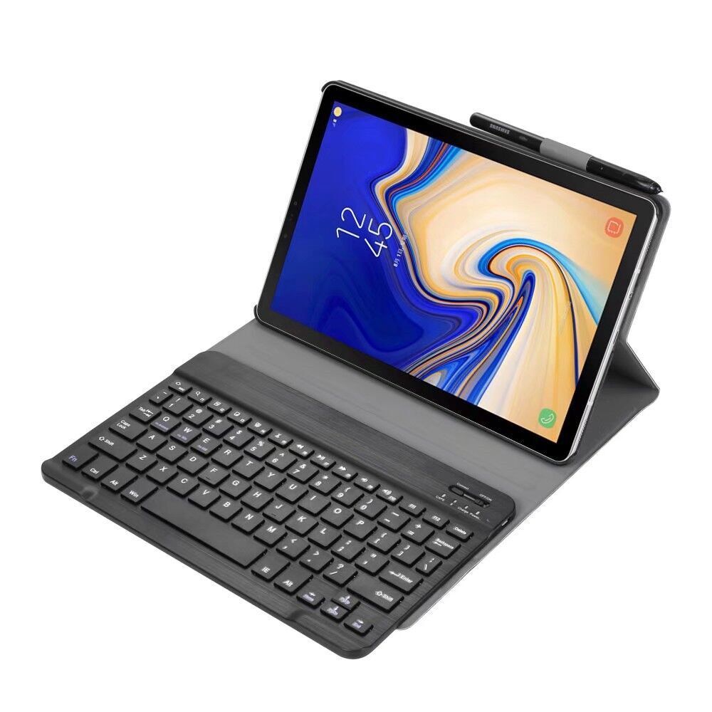 TUFF-LUV Keyboard case for Samsung Galaxy Tab S4 10.5 T830/T835 - Black ...
