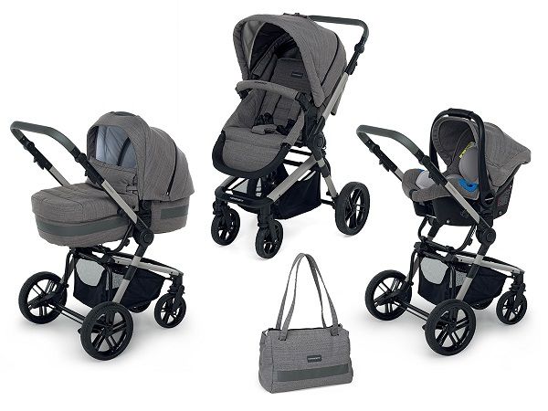 Foppapedretti - I Wood Travel System - Elite Grey - (3parts)