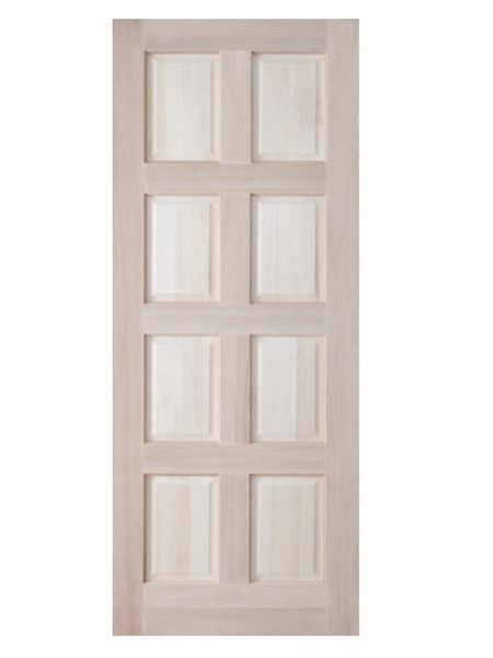 Hyper doors - 8 Panel Hardwood Entrance Door