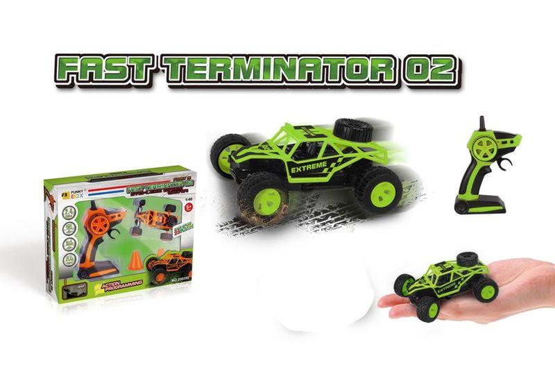 R/C 1/40 2.4GHz 25km/h Mini High Speed Crawler (10cm long) - Green