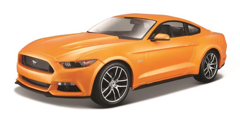 Maisto 1/18 Ford Mustang GT 2015 - Orange (26cm Long)
