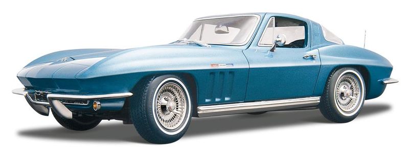 Maisto 1/18 Chevrolet Corvette Coupe 1965 - Blue