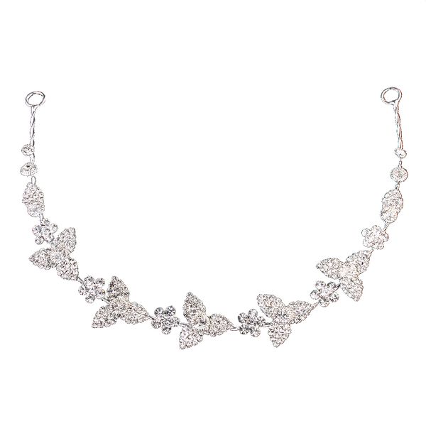 Olive Tree - Crystal Clover Styled Headband - Bridal / Formal Event