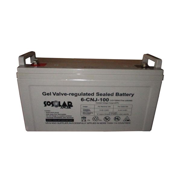 Solar Deep Cycle Gel Battery 100Ah 12v
