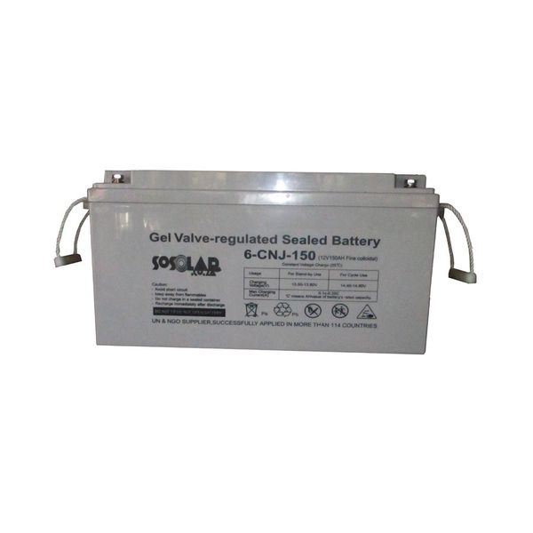 Solar Deep Cycle Gel Battery 150Ah 12v